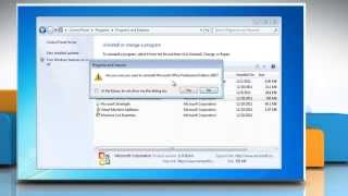 How to uninstall Microsoft® Office 2003 from Windows® 7 [upl. by Aysan]