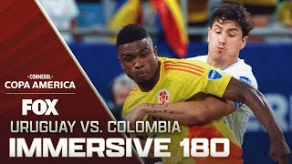 Uruguay vs Colombia 180 Immersive experience  Copa América at Cosm Los Angeles 🥽 [upl. by Ahsienauq]