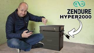 Zendure Hyper2000  Das adaptive Balkonkraftwerk mit Speicher für den Winter [upl. by Ynalem]