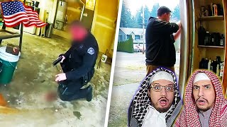 Good Samaritans Save Cops From Active Shooter  Arab Muslim Brothers Reaction [upl. by Galloway508]