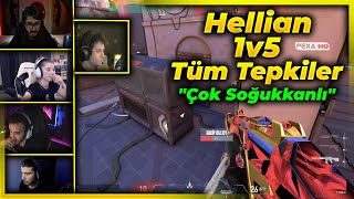 HELLIAN 1v5 TEPKİLER wtcN cigdemT saamtwo KendineMuzisyen [upl. by Sherilyn]