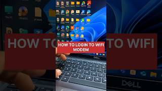 How to login to WiFi modem  subscribe ​⁠ pctipsandtricks wifi shorts [upl. by Dylana10]