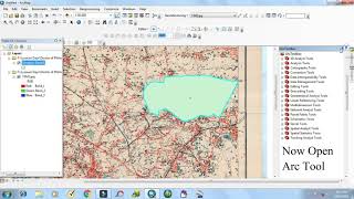 How to Extract Study Area from Topographical Map using ArcGIS [upl. by Aramoix]