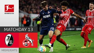 SC Freiburg  1 FC Köln 20  Highlights  Matchday 13 – Bundesliga 202223 [upl. by Eenolem]