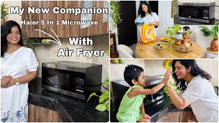 Haier’s 5 In 1 Microwave with Inbuilt Air Fryer For Easy amp Quick Cooking 😎😲 [upl. by Reeve]