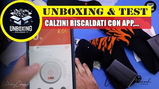 Calzini riscaldati con APP Ricaricabili 5000 mAh  CATGIFF [upl. by Eilsek742]