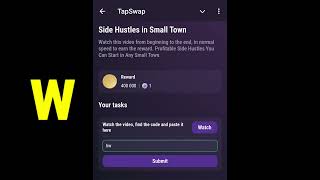 Side Hustles in Small Town  Tapswap Code  Profitable Side Hustles You Can Start in Any Small Town [upl. by Aidua]