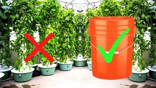 CHEAP amp EASY DIY Garden Tower Backyard Hydroponics [upl. by Akirdnwahs]