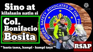 Sino si ColBonifacio Bosita  Kilalanin natin si ColBosita  RSAP FOUNDER  Carluto Tv [upl. by Cherida]