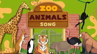 Lets Go to the Zoo  Animals Song for Kids  Preschool Learning [upl. by Rosette]