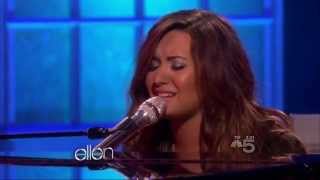 Demi Lovato  Skyscraper LIVE at Ellen 2011 [upl. by Radferd]