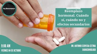 Reemplazo hormonal ¿Es para tods [upl. by Ayarahs]