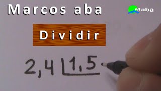 DIVISÃO  Aula 05  Números decimais [upl. by Glogau984]