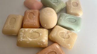 Asmr coupe de savons vintage  asmr soap cutting vintage ♥️✨ [upl. by Blaire316]