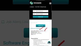 Hexagon is hiring for Software Engineer Freshers jobs Daily Job Updates Software Engineer Jobs Btech [upl. by Clellan]