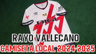 ⚡🇨🇴 UNBOXING CAMISETA BARATA  RAYO VALLECANO  PRIMERA EQUIPACIÓN LOCAL  20242025  JAMES 10 🇨🇴⚡ [upl. by Sanferd]