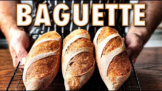 Sourdough Baguettes Anyone Can Make [upl. by Haynor667]