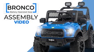 Baybee POBO Rechargeable Battery Operated Jeep Assembly Video [upl. by Elbon449]