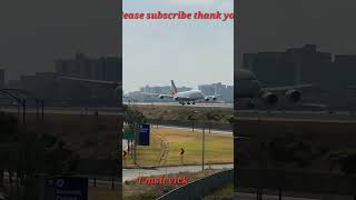 Asiana Airlines A380 superb landing LAX airplanespotting [upl. by Ainud]