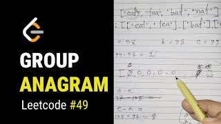 Group anagram  Leetcode 49  python beginner tutorial [upl. by Grantham577]