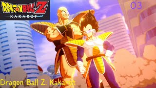 THE SAIYANS ARE HERE  Dragon Ball Z Kakarot Gameplay Walkthrough Part 3  No Commentary PS5 [upl. by Rosalia]