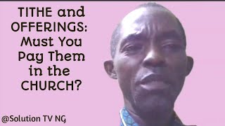 Tithing and Offerings Are they still relevant today in the Church [upl. by Lenee355]