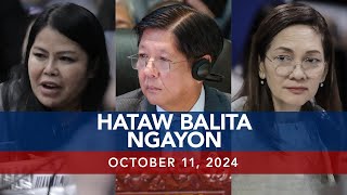 UNTV Hataw Balita Ngayon  October 11 2024 [upl. by Vesta]