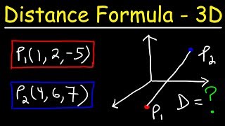 How To Find The Distance Between 2 Points In 3D Space [upl. by Eidissac]