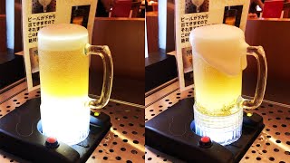 Asahi Tornado Beer Dispenser in Japan [upl. by Worlock870]