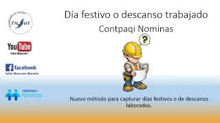 Nuevo método para Días festivos o descanso laborados Contpaqi Nominas [upl. by Juanita]