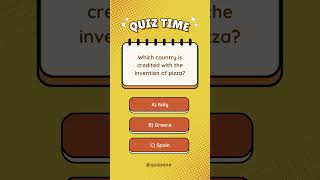 Foodie Origins Test Your Knowledge quiz food pizza gk gkquestion foodorigins [upl. by Noella804]