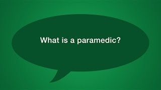 Ask a Paramedic  What is a Paramedic [upl. by Olenolin]