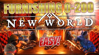 New World  The Ultimate Furnishing Leveling Guide [upl. by Gnohp]