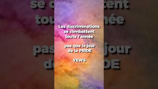 PRIDE 2024  la lutte contre les discriminations continue  shorts pride2024 lgbtqia [upl. by Damle457]