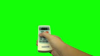 air conditioner remote control greencreen freefootage animation [upl. by Chin]