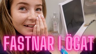 Fastnar i ögat  VLOGG [upl. by Austin884]