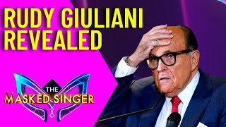 Rudy Giuliani REVEALED On The Masked Singer Season 7 [upl. by Anahsahs]