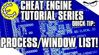 Cheat Engine 64 Tutorial Quick Tip Process List vs Window List HowTo [upl. by Trub462]