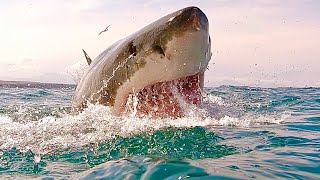 Breaching Great White Sharks  Hunting Season [upl. by Augusta]