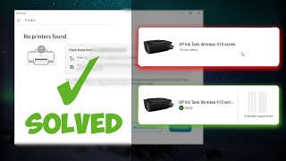 Solved HP Printer Connected but Showing Offline [upl. by Oiramd803]