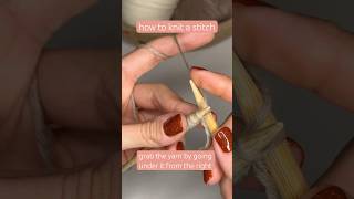 Knitting for beginners pt 3 how to knit stitches [upl. by Fai746]