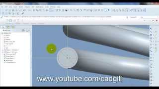 Spring Loaded Safety Valve Video Tutorial in ProEngineer  Part 05  Spring [upl. by Janette945]