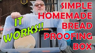 My Homemade DIY Bread Proofing Box  Simple Cheap and EFFECTIVE [upl. by Drabeck]