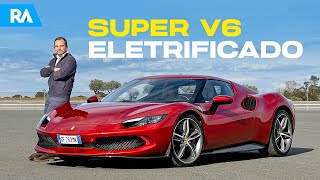 Primeiro teste Ferrari 296 GTB Motor V6 TRAÇÃO TRASEIRA e 830 cv 😱 [upl. by Cariotta]