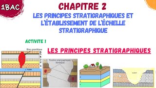 1BAC SVT  Les principes stratigraphiques amp l’établissement de l’échelle stratigraphique Activité 1 [upl. by Becky]