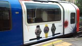 Central Line 1992TS in Mixed Livery arriving at Theydon Bois [upl. by Dnarud377]