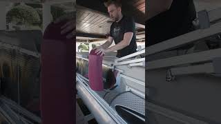 How to use the new MAVEN pontoon fender from MISSION pontoon boatfender boatlife bumper [upl. by Evangelia806]