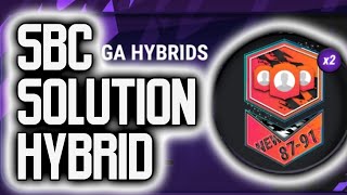 SBC SOLUTION BUNDESLIGA HYBRIDS  MAD FUT 22 [upl. by Ecnaled]