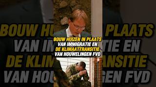 BOUW HUIZEN IN PLAATS VAN IMMIGRATIE EN DE KLIMAATTRANSITIE VAN HOUWELINGEN FVD vanhouwelingen fvd [upl. by Hauser]