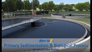 Hidrostals Bearing Frame pumps for primary sedimentation amp biological processes on a WWTP [upl. by Camila]